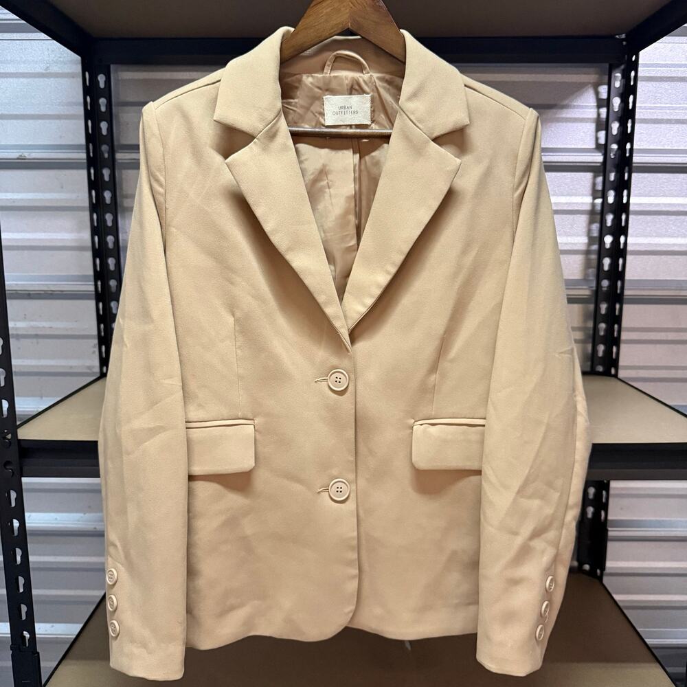 Urban Outfitters Cream Tailored Blazer Women’s Small
